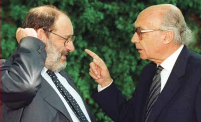 Umberto Eco: Saramago considerava le religioni causa dei conflitti nel mondo